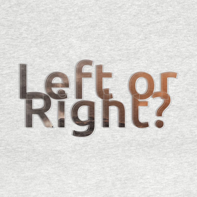 Left or Right? by afternoontees